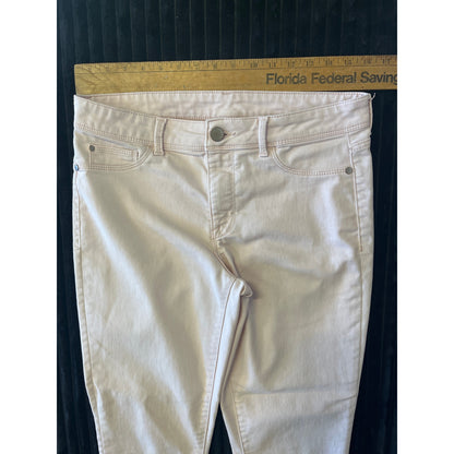 Time and True Women’s Pink Stretchy Jeans Size 8 Slim Fit Casual Comfort