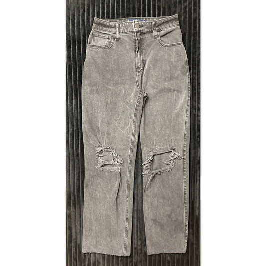 Hollister Women's Charcoal Grey Ultra High Rise Dad Jeans Size 2R W26R