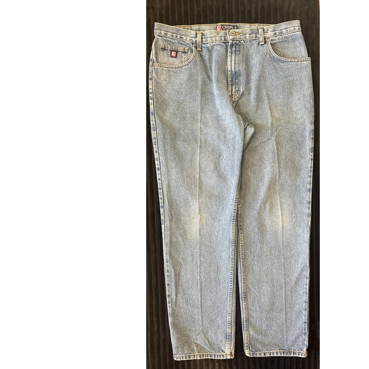 "Vintage Ralph Lauren Chaps Men’s Jeans Size 38x32 Medium Wash Blue Denim"