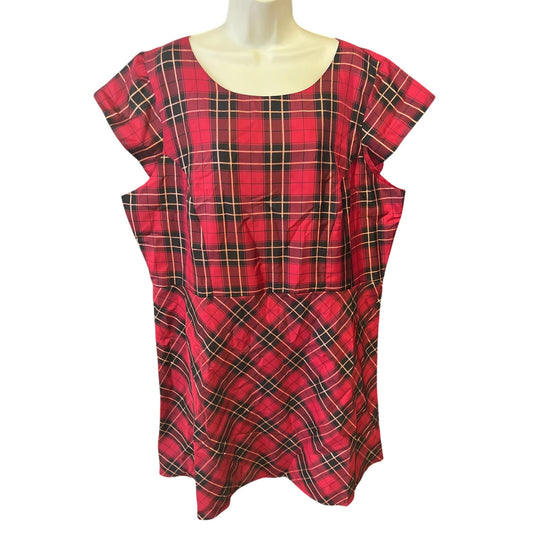 Cildrens Place Mommy and Me Plaid Xmas Dress Plus Size 24 Plus Size