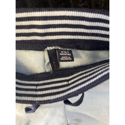 Janie and Jack Baby Boy Pull-On Drawstring Striped Jogger 0-3M NWOT