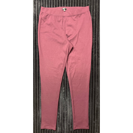 Hannah Women's Legging/Pants Size Medium Deep Burgundy Pull-On Skinnyleg