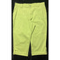 Sag Harbor Sport Women's Wide Leg Cuffed Cropped Pants Bright Green Size 18W