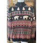 Aspen Men's Long Sleeve Pullover Sweater Sz XL Polar Bear Winter Scene Quarter Zip