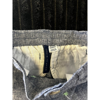 Janie and Jack Baby Boy Palm Tree Shorts Gray 0-3M NWOT Graphic Summer Style