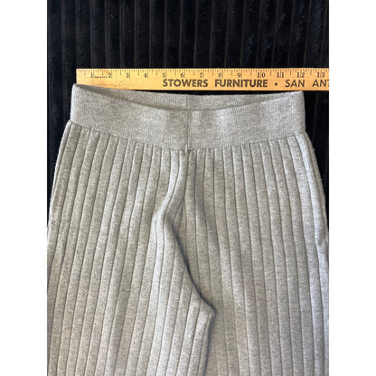 Sincerely Jules Beige Sweater Pant Set Wide Leg Size Medium