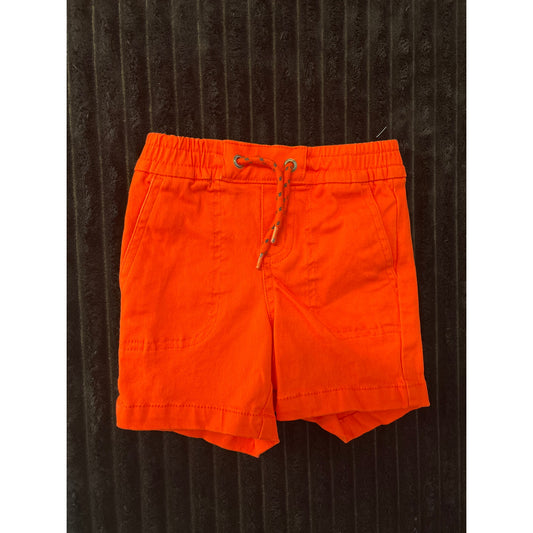 Janie and Jack Baby Boy Orange Drawstring Shorts 3-6M NWOT Athletic Style