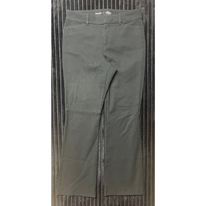 Old Navy Women's High Rise Flare Pants Sz 6 Black Secret Smooth Pockets