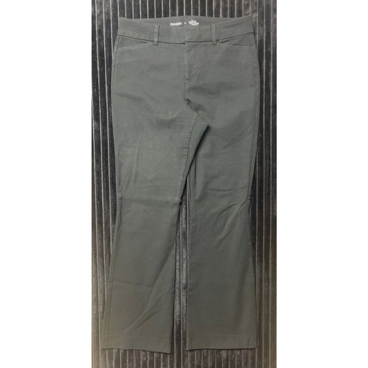 Old Navy Women's High Rise Flare Pants Sz 6 Black Secret Smooth Pockets
