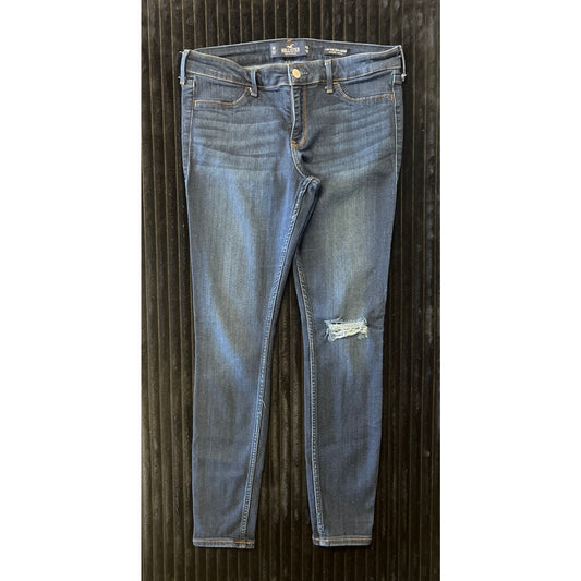 Hollister Women’s Low Rise Jean Leggings Dark Wash Advanced Stretch Size 9R