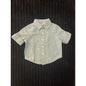 Janie and Jack Baby Boy Short Sleeve Blue Button Down Shirt 3-6M