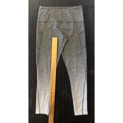 C9 by Champion Black Athletic Leggings with White Ombre Dots  Large Side Pockets