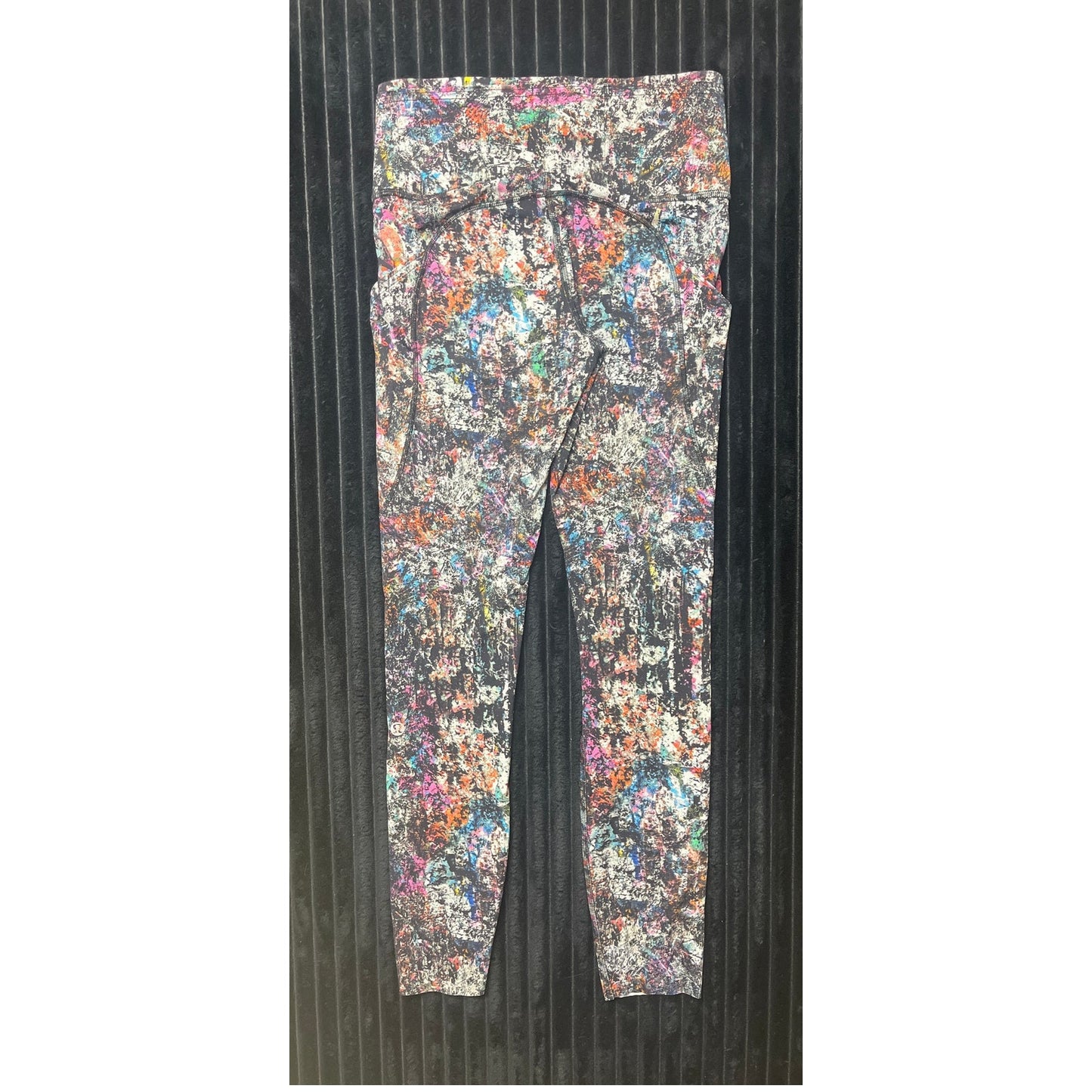 Lululemon Fast and Free Tight 11" 25" Size 4 Vitalize Multicolor