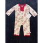 Burts Bees Baby 100% Organic 0-3M Baby Girl Chistmas Romper