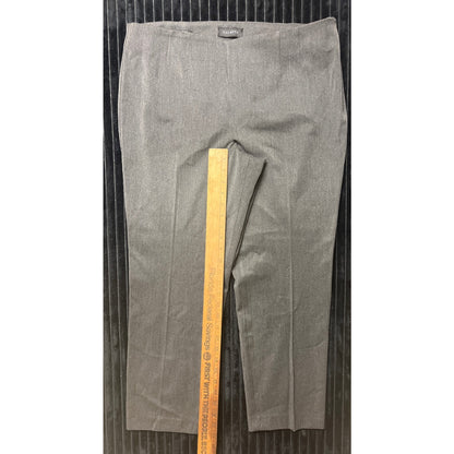 Talbots Women's Charcoal Grey Bi-Stretch Straight Leg Dress Pants Sz 16P