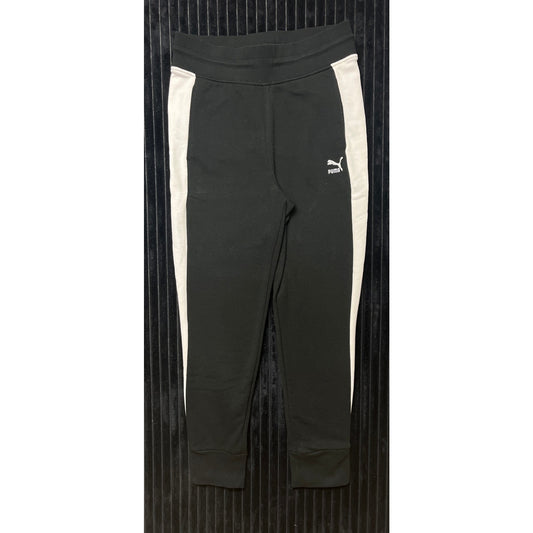 PUMA Track Pant Black Tracksuit Bottoms Joggers Jog Sweat Pants Size Men's Small